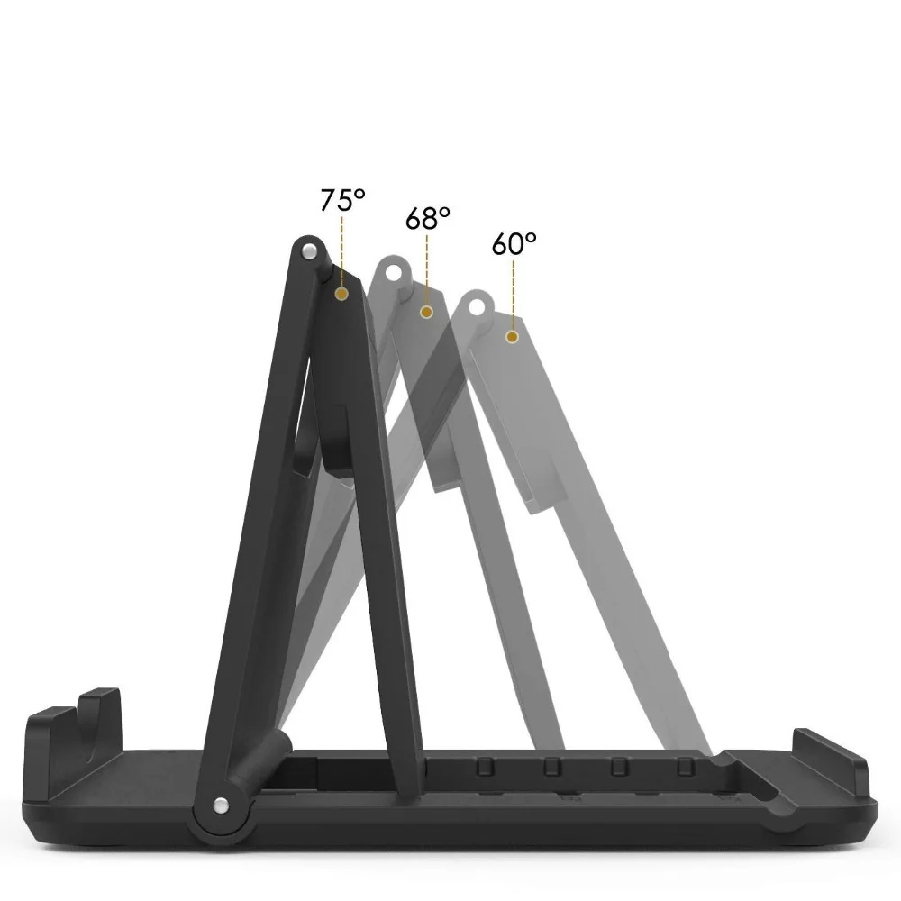 Universal Foldable Adjustable Cell Phone Holder Stand Tablet Desktop for iPhone XS MAX XR X 10 8 7 6 6S Plus 5 5s Desk Holder