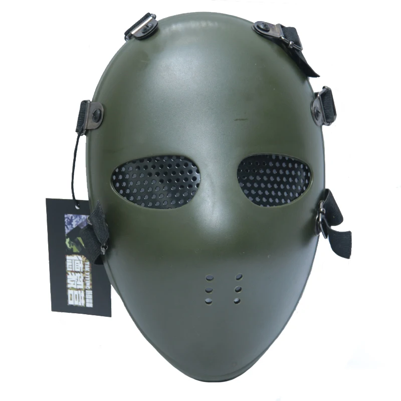 TAK YIYING 1Pc Airsoft Paintball BB Gun Full Face Protect Mask Black