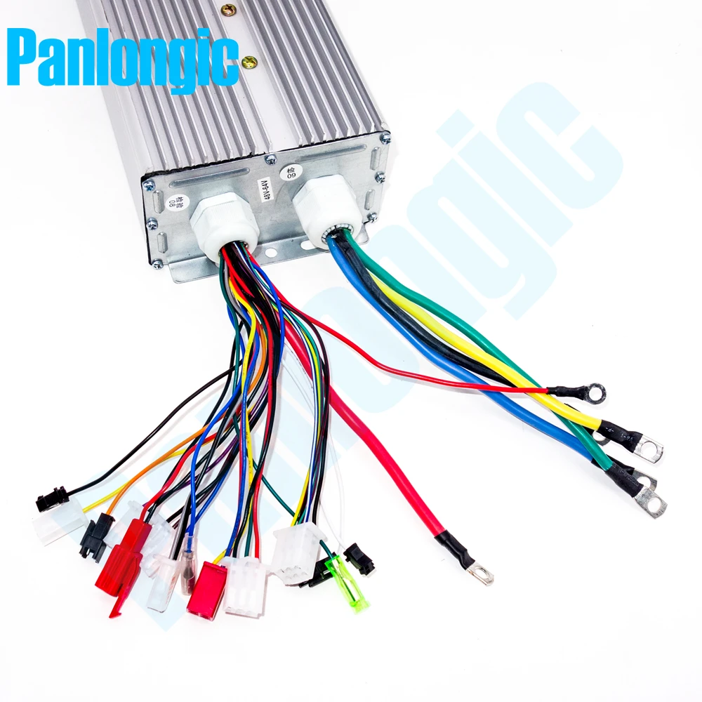 Panlongic 48-64V 2000W 2KW Electric Bicycle E-bike Scooter Brushless Controller Hub Motor BLDC Motor Controller 24 MOFSETs