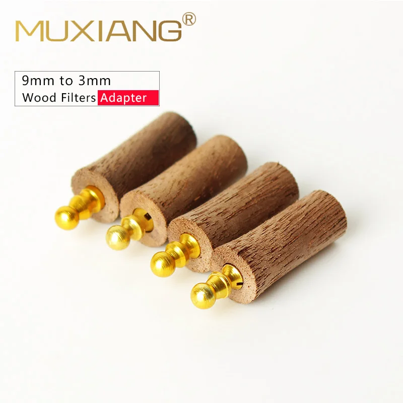 

MUXIANG 10 Pcs/lot Wood 9mm to 3mm Metal Filter adapter Smoking Pipe Accessories Filter Changer Swift PVA/SAP Transvert fg0011