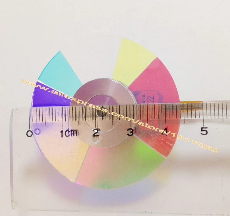 عجلة جهاز عرض ملونة ، جهاز عرض ذكي مضيئة 60wi ، 6 قطاعات 45 مللي متر