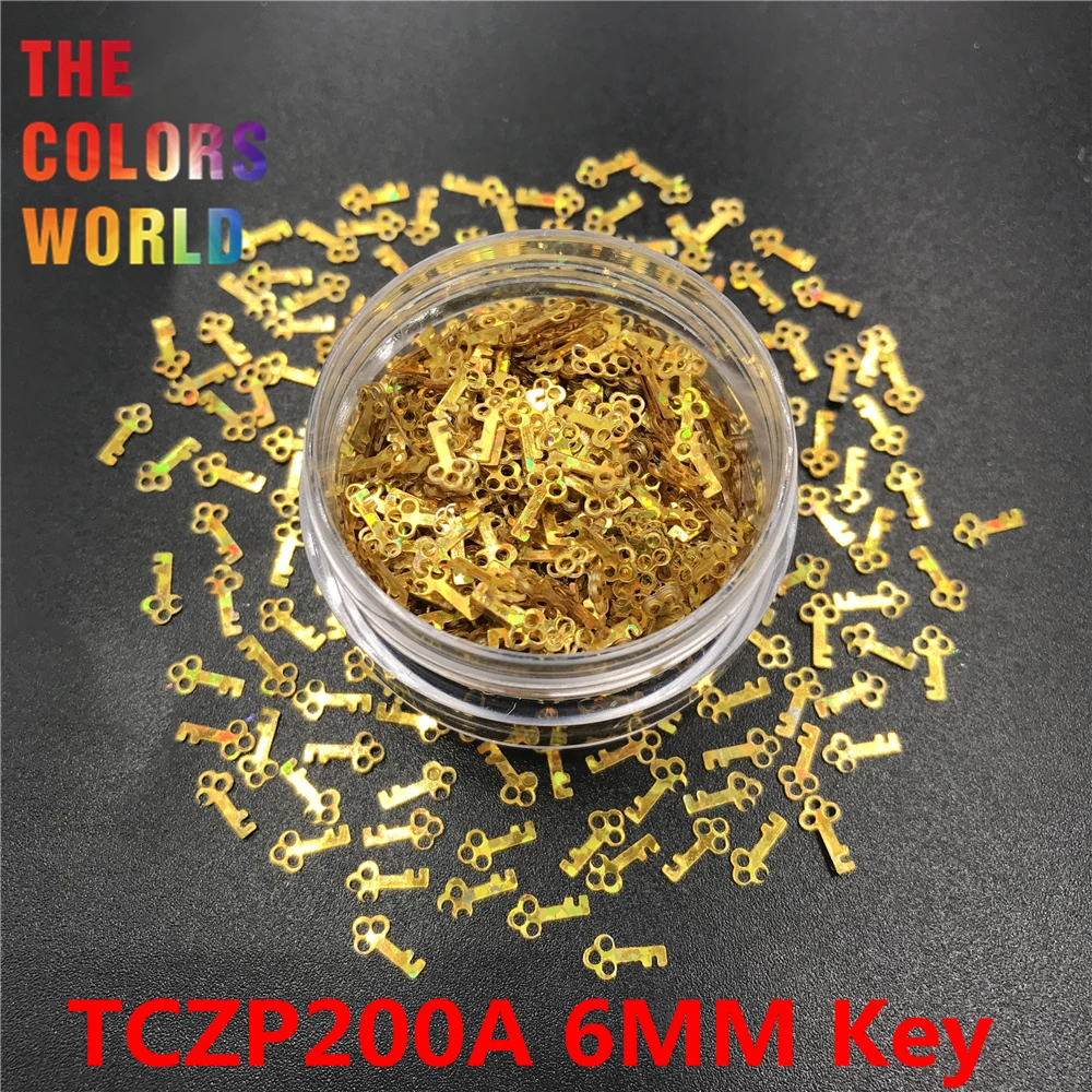 Scissors and Key Shape Sequins Nails Glitter Nail Art Decoration Body Art Face Paint Makeup Tumblers Craft Accessoires Festival