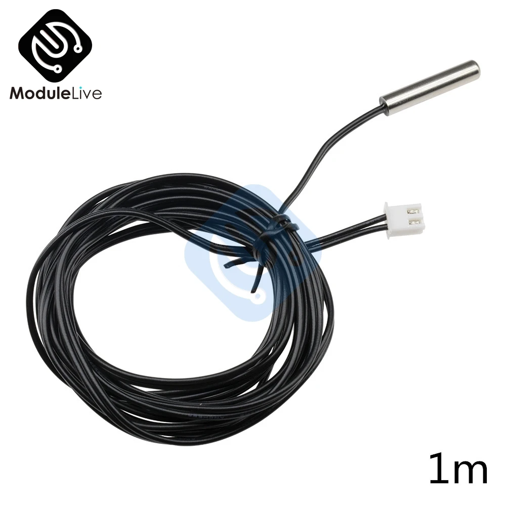 FOR W1209 W1401 NTC Thermistor Accuracy Temperature Sensor 10K 1% 3950 Waterproof Probe 1m 100CM New