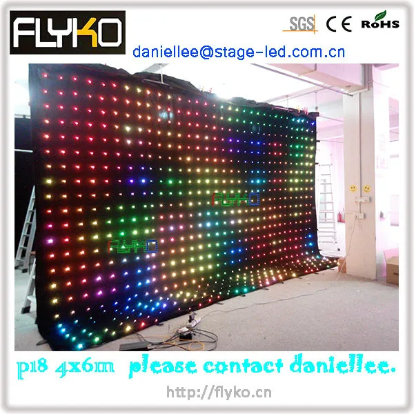 

Free Shipping led lights led display for christmas parties LED stage display backdrop