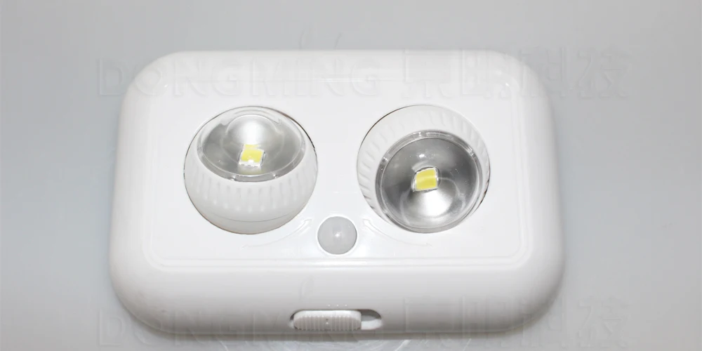 10PCS/set Auto Smart PIR Infrared human induction led Lamp Bulb 1W 4.5V Battery Powered Door Wall sensor lamp light