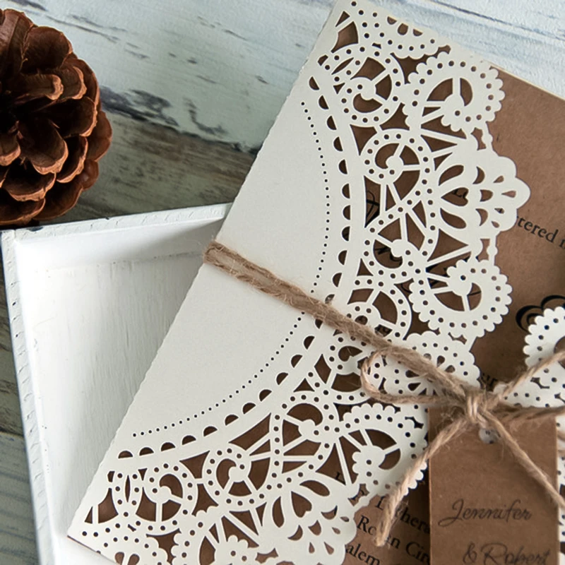 Lace Border Dies for Wedding Invitations Cards Making Metal Cutting Dies New 2023 for Scrapbooking Birthday Greeting Card Cutter