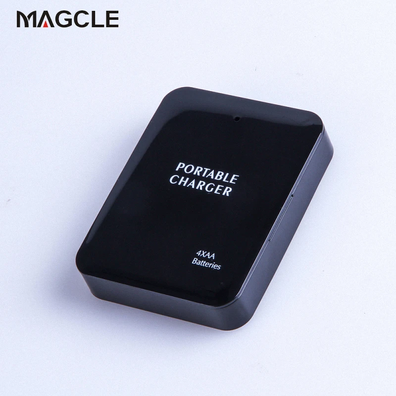 MAGCLE Powerbank 4X AA Battery Emergency USB Power Bank Charger Portable Charger Universal For Iphone Samsung Xiaomi Huawei