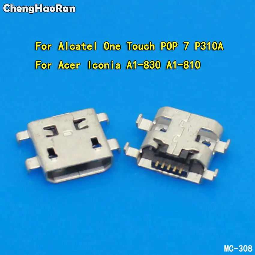 10X Micro USB Jack Socket Connector Dock Plug 5pin For Alcatel One Touch POP 7 P310A For Acer ICONIA A1-830 A1-810 Charging Port