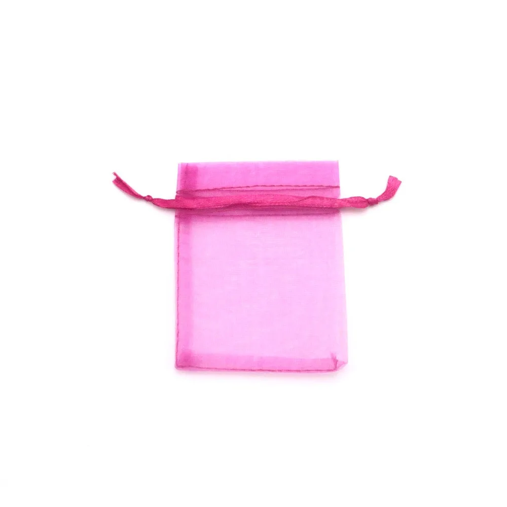 200pcs/lot 7*9cm 15Colors Organza Bags For Jewelry Package Display Candy Gift Package Wedding Dry Flower Stored Bag Can Custom