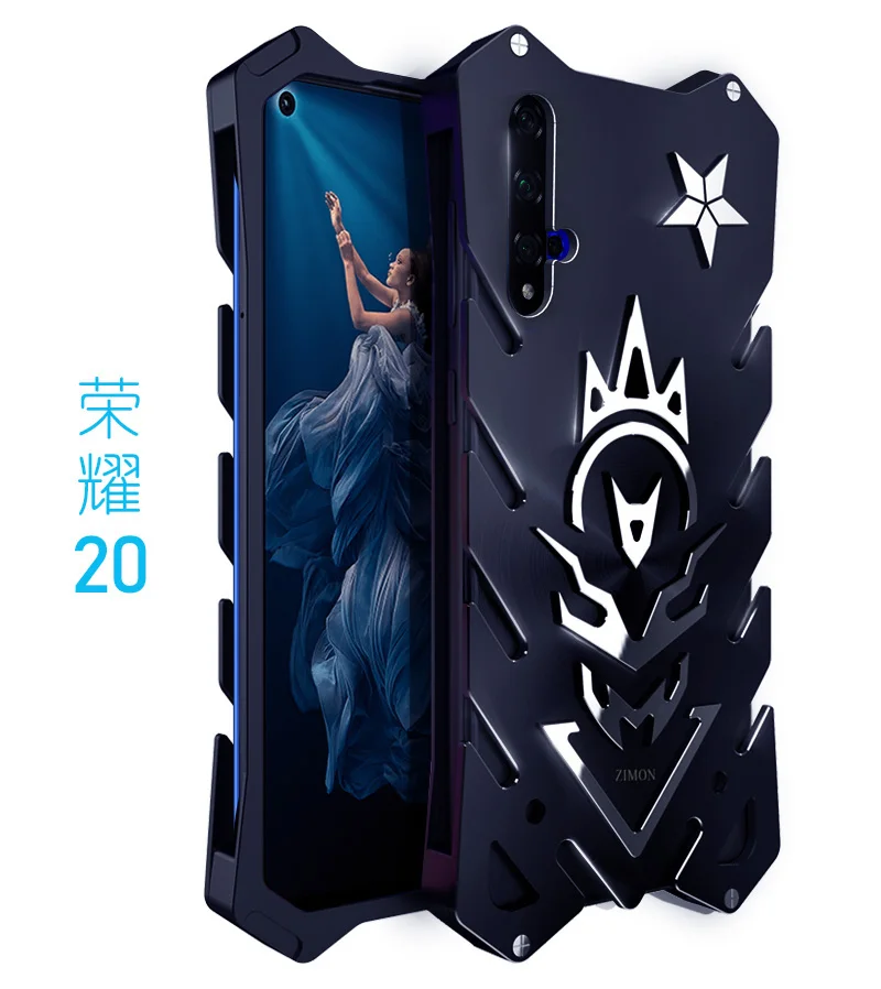 For Huawei Honor 30 Pro New Luxury Full-body Aluminum Metal Cover Honor 20 Pro 90 100 200 300 Ultra Heavy Duty Shockproof