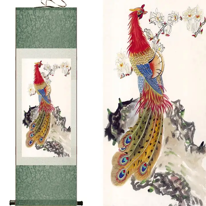 

traditional Chinese painting scroll painting home office decoration art paintingPrinted painting