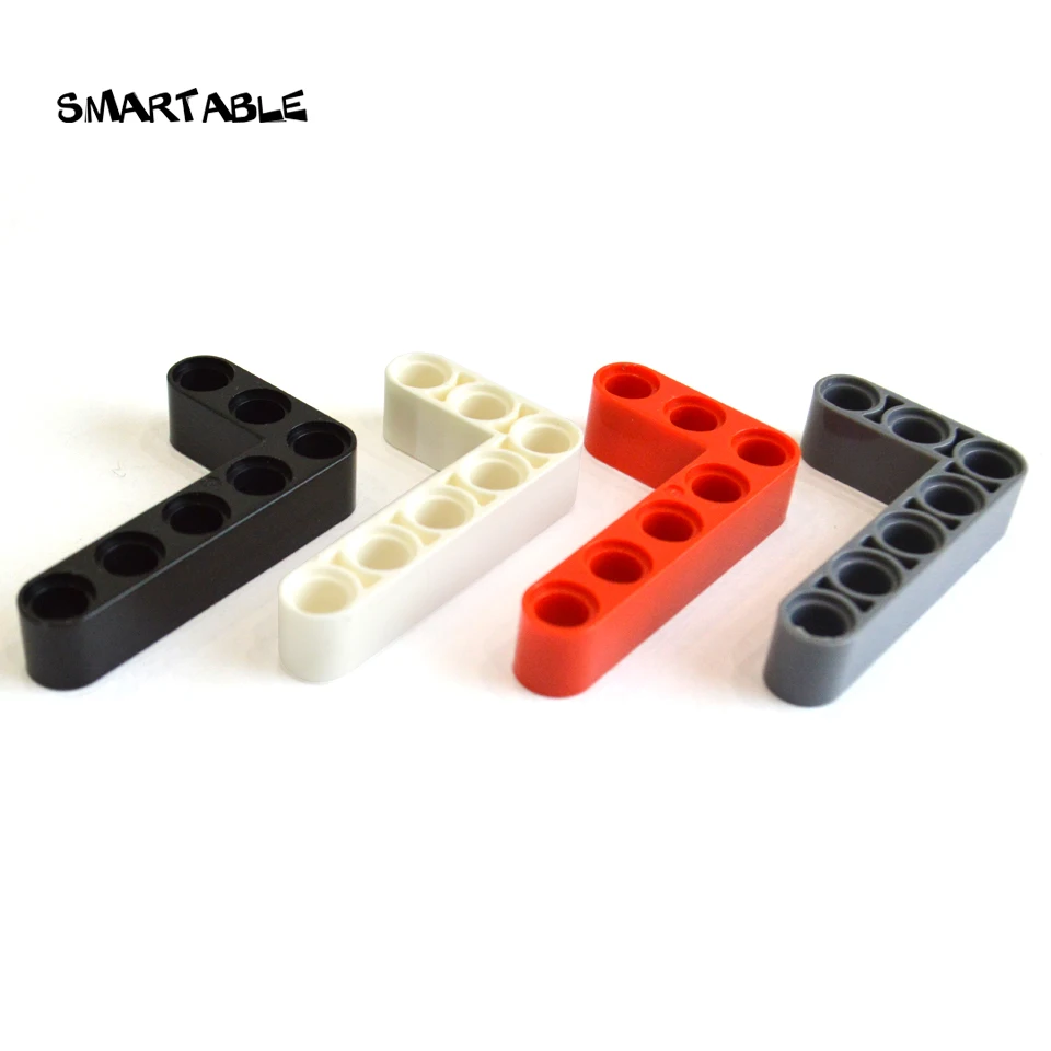 Smartable High-Tech Liftarm 3X5 L Shape for Cross shaft block Toys Compatible  32526 Toy 40pcs/lot for gift