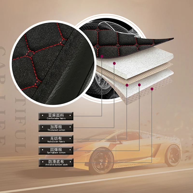 Universal Car seat cushion back seat Car Seat Cover  For Car Rear Seat Covers 5 Colored Car-Styling Interior Accessories