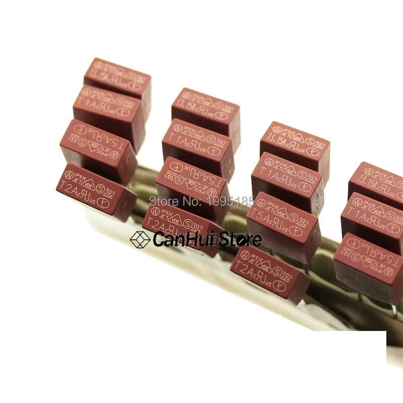 50pcs Square Fuse 2A 250V 392  Plastic T2A LCD TV Power Board Commonly Used 250V Insurance Pipe Slow Fuse T1A 3.15A 4A T5A T6.3A