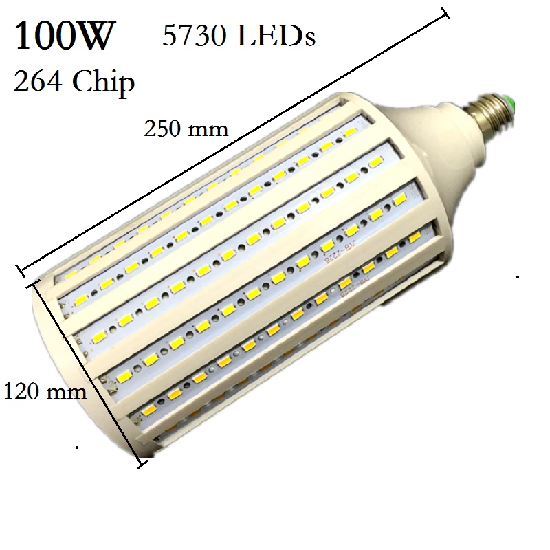 Lampada 40W 50W 60W 80W 100W Lampada a LED 5730 2835SMD E27 E40 E26 B22 110V 220V lampadina a sospensione Lampada a sospensione lampadario a soffitto