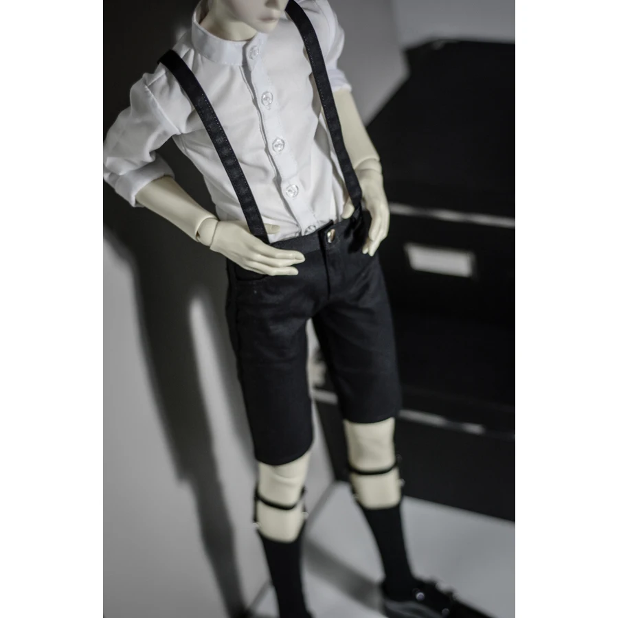 

BJD Suspender Pants Gentalman Trousers Outfits For Male 1/3 SD 60cm 24" 1/4 17" Tall MSD DK DZ AOD DD Doll HEDUOEP