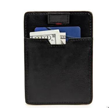 Gibo Auja Rfid Blocking Oil Wax Genuine Leather Vintage Card Holder Pull Tab Wallet Men Wallets Organizer Short Antitheft Wallet