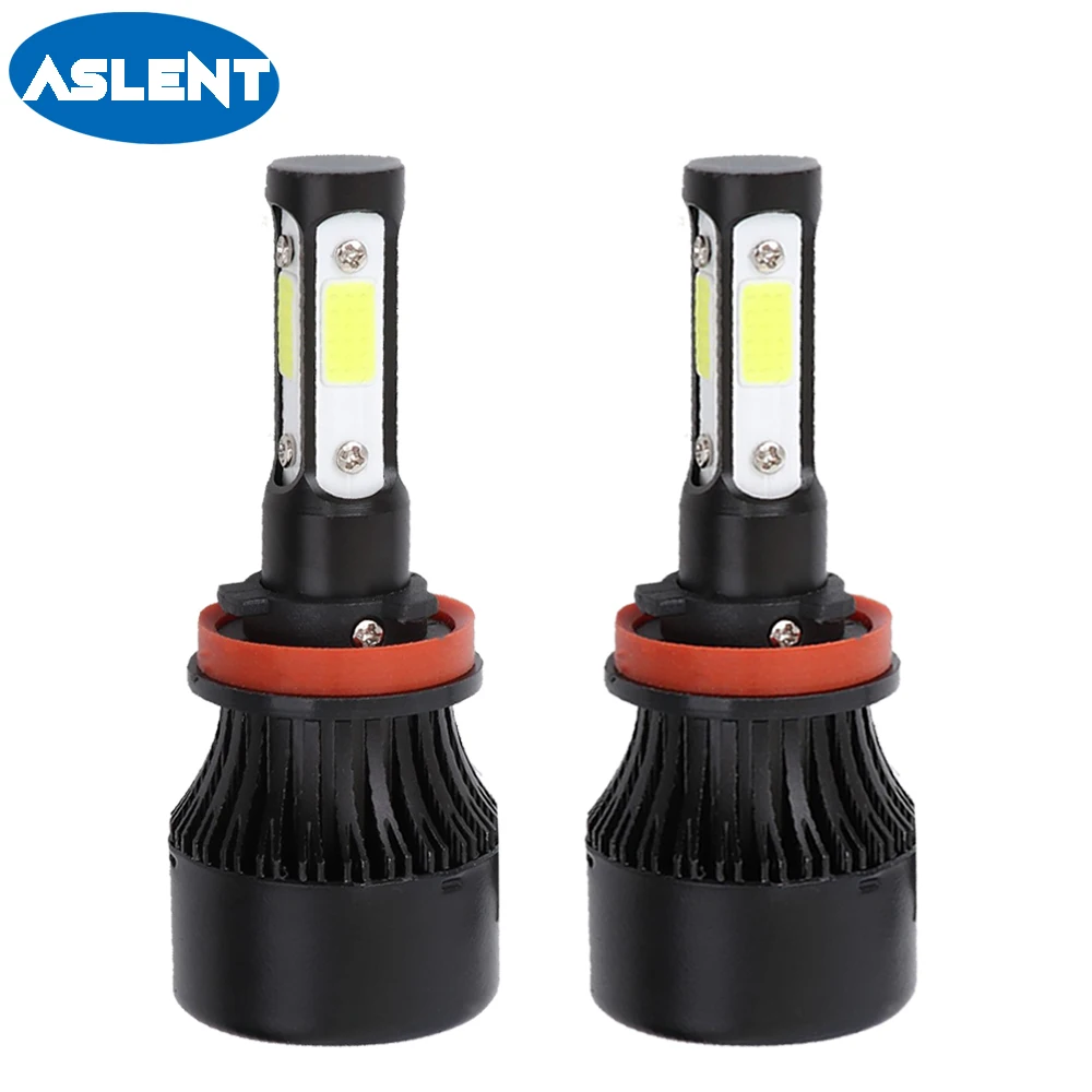 

ASLENT H7 Turbo led 2x H4 H11 HB3 9005 HB4 9006 9004 9007 9012 Lamp bulb For Car Headlight Auto Light 4 Lumen 100W 12000LM 6500K