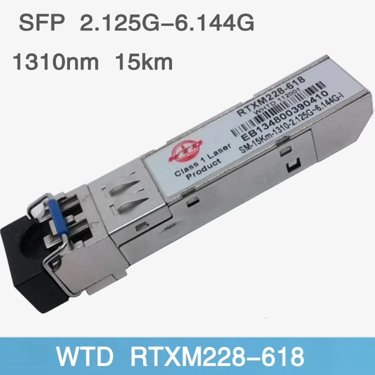

WTD RTXM228-618 SM 15KM 1310nm 2.125G 6.144G L