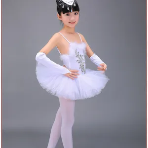 Professionelles Kleid für Mädchen, Ballerina -Kleid, Tanzkleid für Mädchen, Tanzkleidung, weißer Schwansee, Tutu -Kostüm für Kinder 12 Hauptverkäufe von Tutu Branco - №9