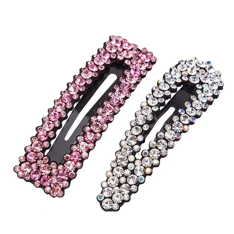 New Elegant Pearls Rhinestone Shining Barrettes Hair Clips Headwear  Hairpins Women girls Beautiful Headbands Hair Accessories