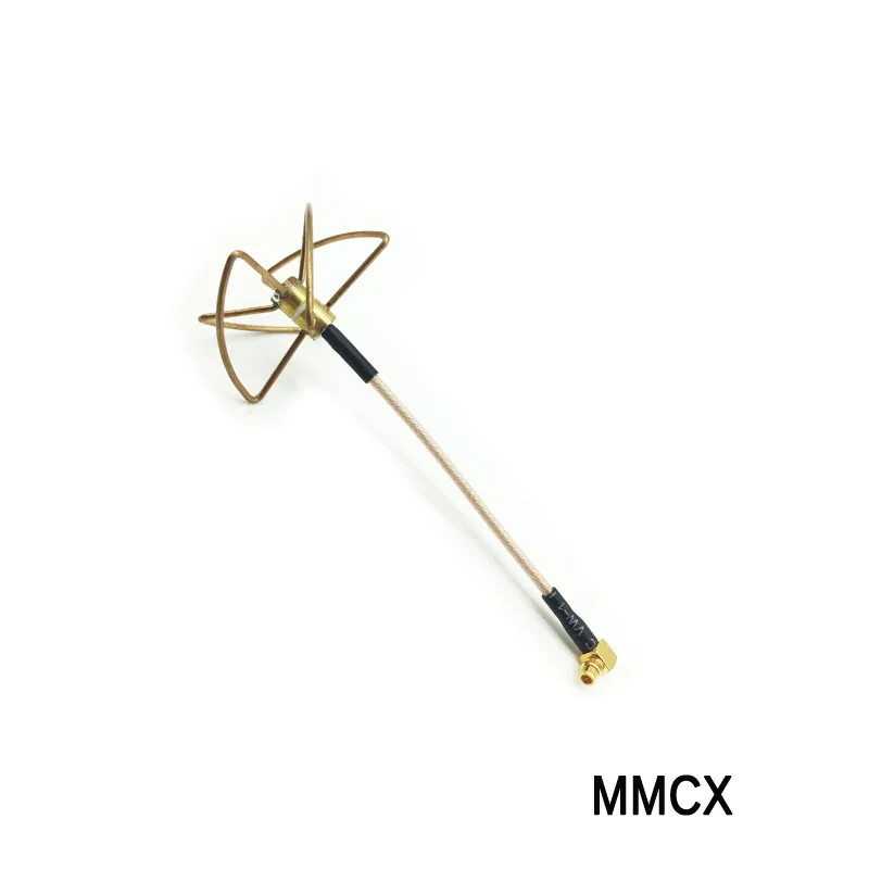 High Quality 2PCS HGLRC 7.5cm 2.5dBi-3dBi 5.8G 4-Leaf Clover RHCP Micro Clover Antenna MMCX For Mini FPV VTX Transmitter