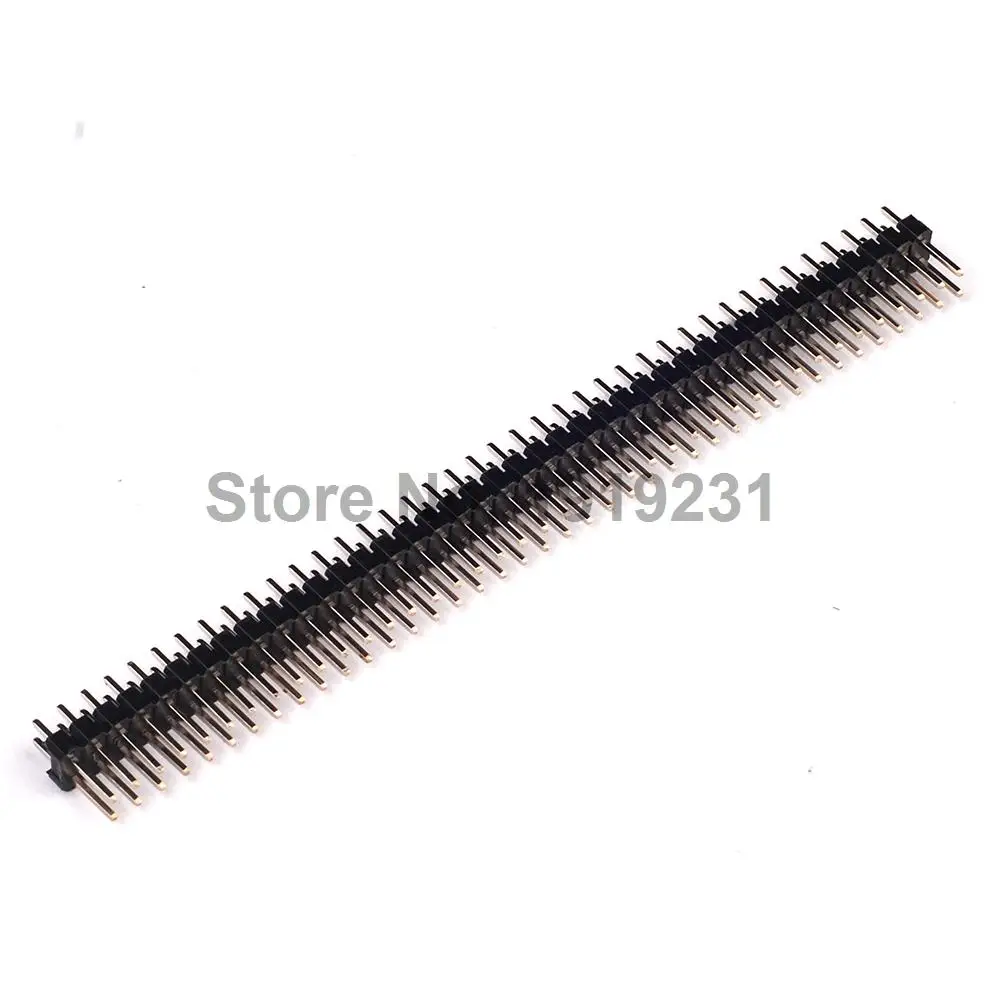 5PCS 2.54mm 2 x 40 Pin Male Double Row Pin Header Strip