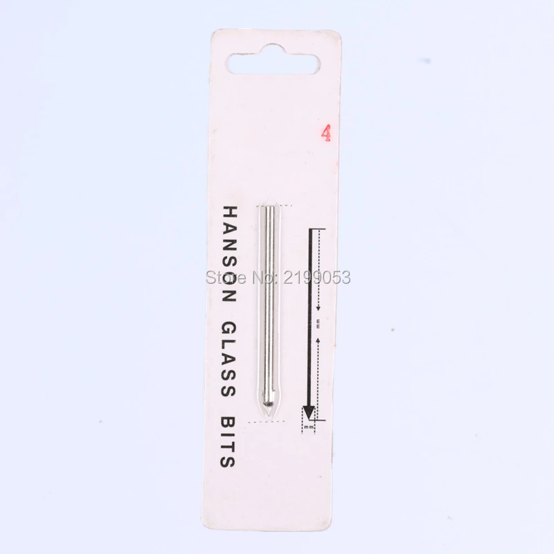 10 Buah/Lot 4Mm Diameter Bor Ubin Kaca Keramik Cermin Tungsten Karbida Ujung Tombak Bor Bit Alat Lubang