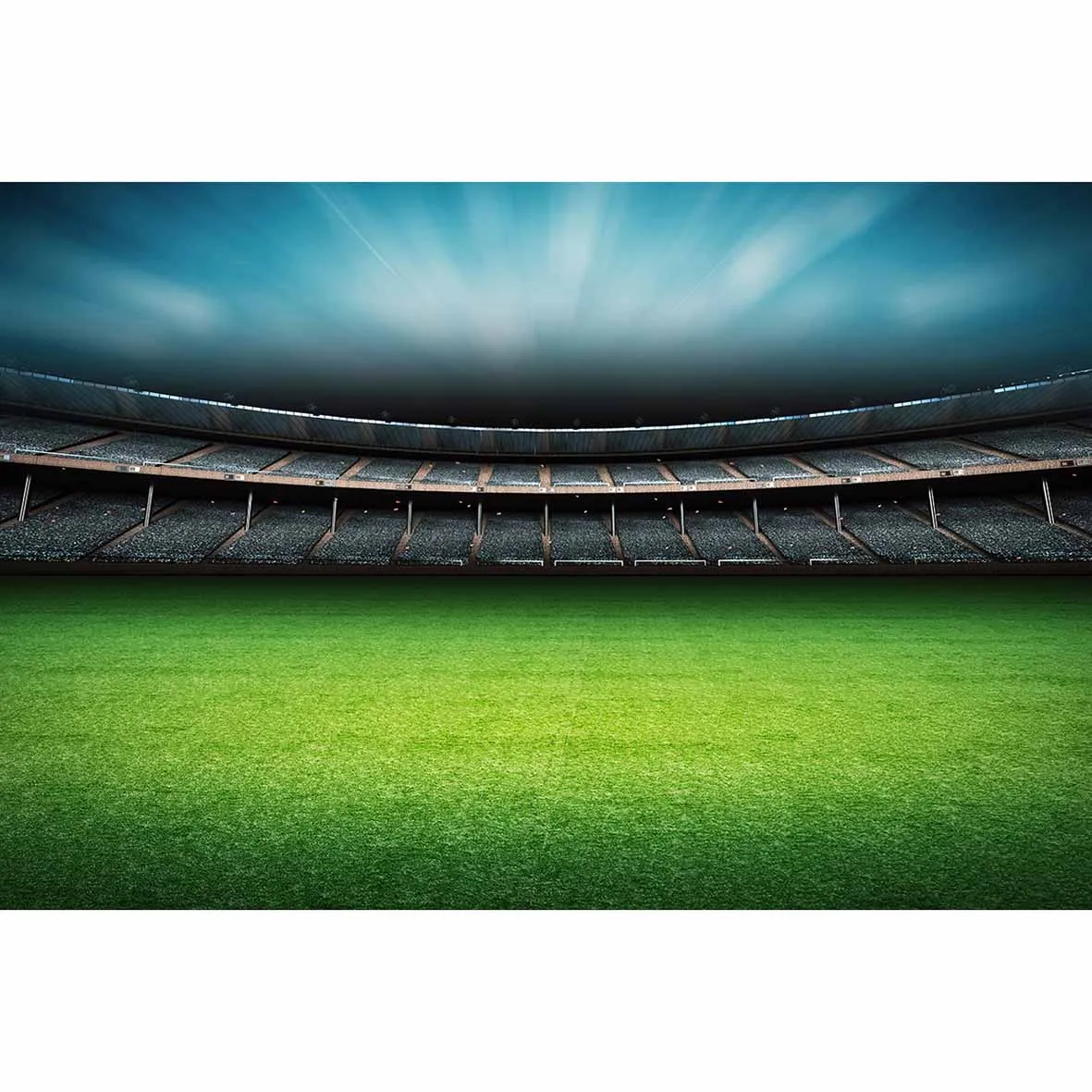 Allenjoy photographic background Green Lawn Football Stadium Auditorium Photographic background for study Photo background