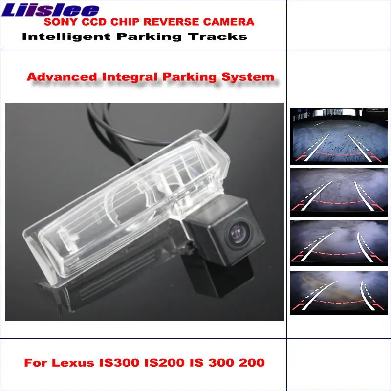 

Auto Backup HD SONY Car Rear Camera For Lexus IS300 IS200 IS 300 200 2001-2005 Intelligent Parking Tracks Reverse NTSC RCA AUX