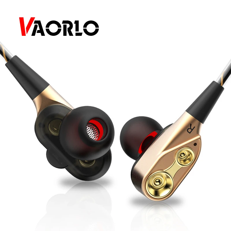 VAORLO Stereo Earphone With Microphone Sport Headset 3.5mm Bass Subwoofer Earbuds auriculares With Micrpphone fone de ouvido