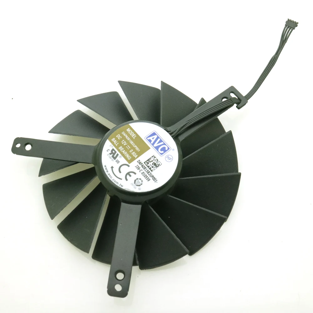 DAPA0815B2UP001 DAPA0815B2UP004 12V 0.6A 85mm GPU Fan For NVIDIA RTX 2070 RTX2080 RTX2080ti Graphics Card Cooling Fan