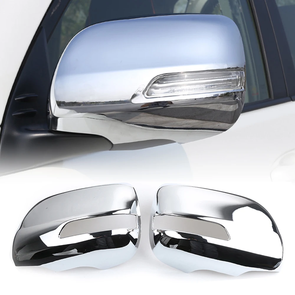 

Rearview Side Wing Mirror Cover for Toyota Land Cruiser Prado FJ150 2010 2011 2012 2013 2014 2015 2016 2017 2018 Chrome Trim