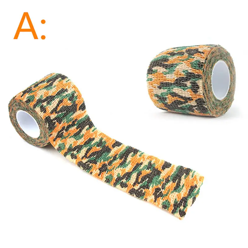 5cmx4.5m Army Camo Outdoor Hunting Shooting Tool Camouflage Stealth Tape Waterproof Wrap Durable accessories new arrival 1pcs