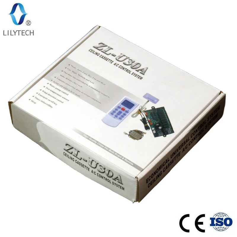 ZL-U30A, Universal AC control system, Universal ac controller, Ceiling Cassette A/C controller, With water pump, Lilytech