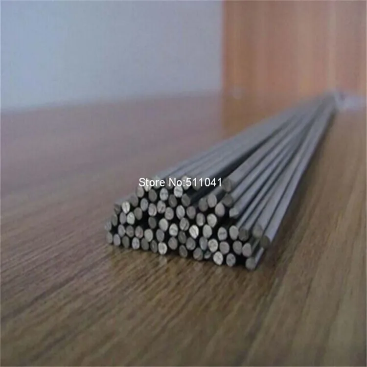 Dia 0.0450 "titanium bastoni 914.4mm (36in) lunghezza, gr5, 6al-titanium filo di saldatura tig, titanium bastoni, Paypal è disponibile