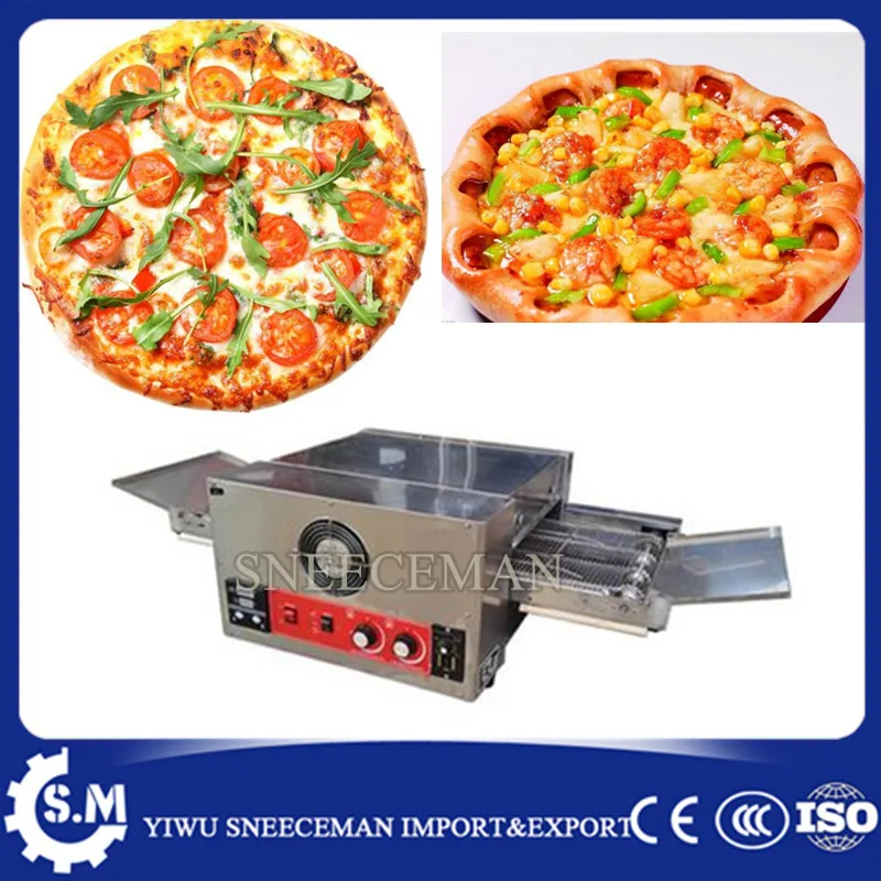 32'' high efficiency commercial tunnel stone conveyor pizza oven