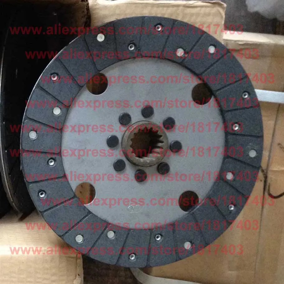 Jinma 304.21S.018 MAIN CLUTCH DISC + 304.21S.013 PTO clutch disc , 10'' dual-stage 3-finger clutch, JINMA tractors, JM-304 / 354