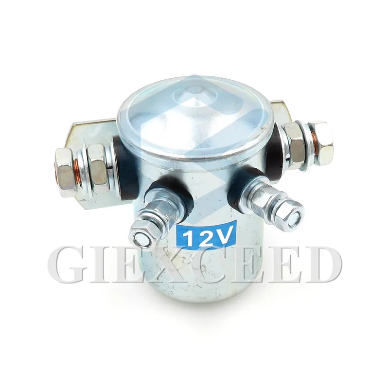 4pin NO 12V-48V 200A High Current Contactor Relay Car Electric Metal Side Mount Solenoid Relay for truck