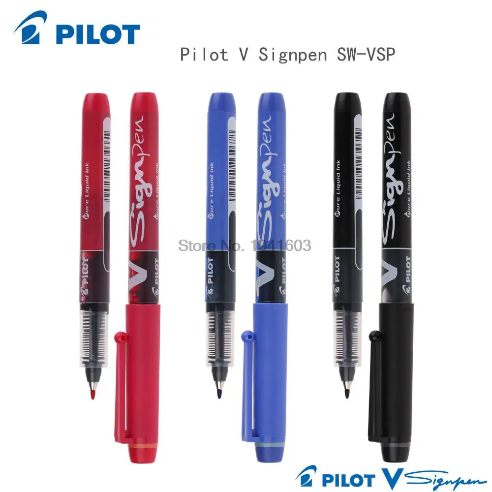 

3 Pieces/lot Sign Pen 0.6MM PILOT SW-VSP office and school signature gel pen WSS