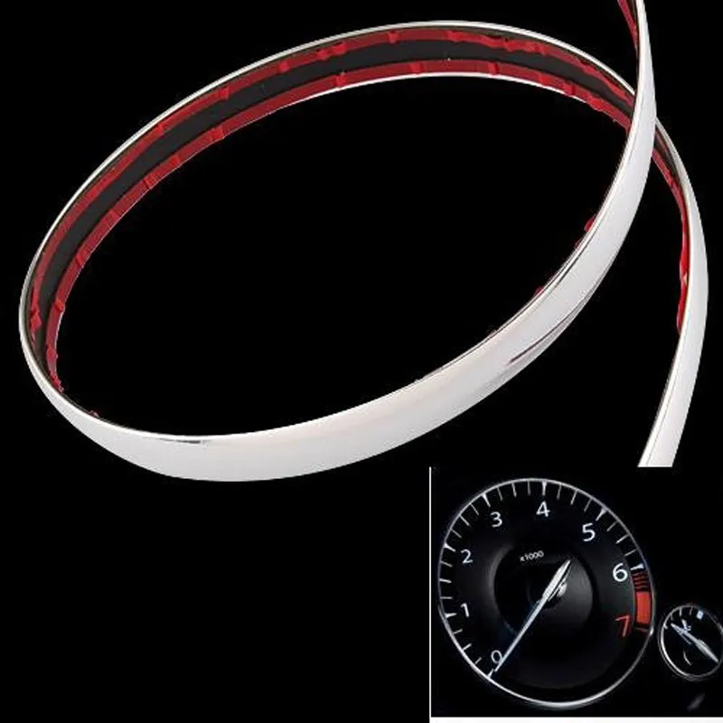 1M Chrome Styling Strip Trim Moulding Soft Chrome DIY Moulding Line Car Sticker 6 8 10 12 15 18 20 22 25 30MM Car Styling