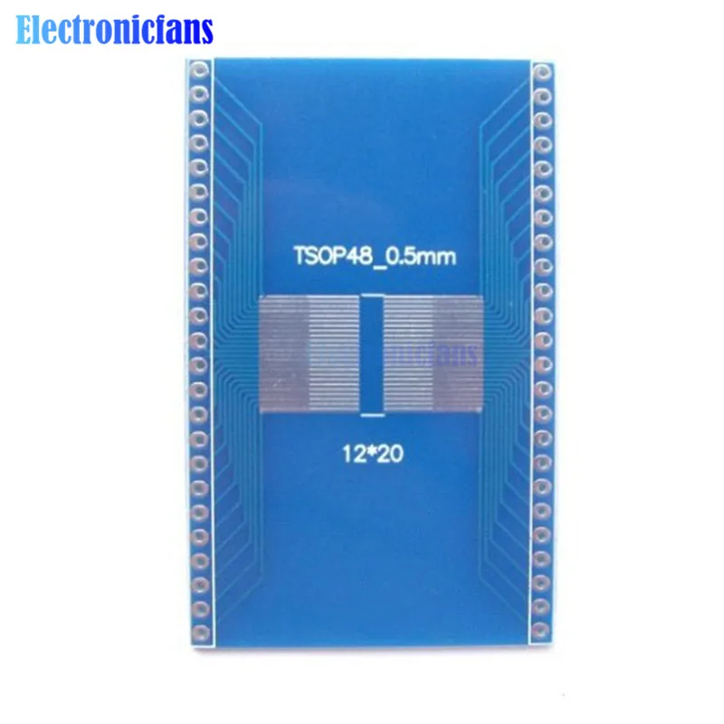 TSOP48 to DIP48 0.5mm pitch Interposer board pcb Board Adapter Plate Good