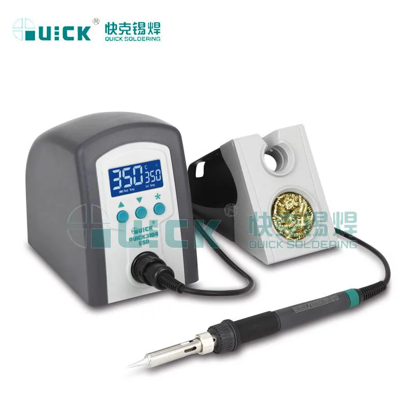 

220V QUICK 3104 Lead - Free Soldering Iron 80W LED Digital Display ESD Soldering Station