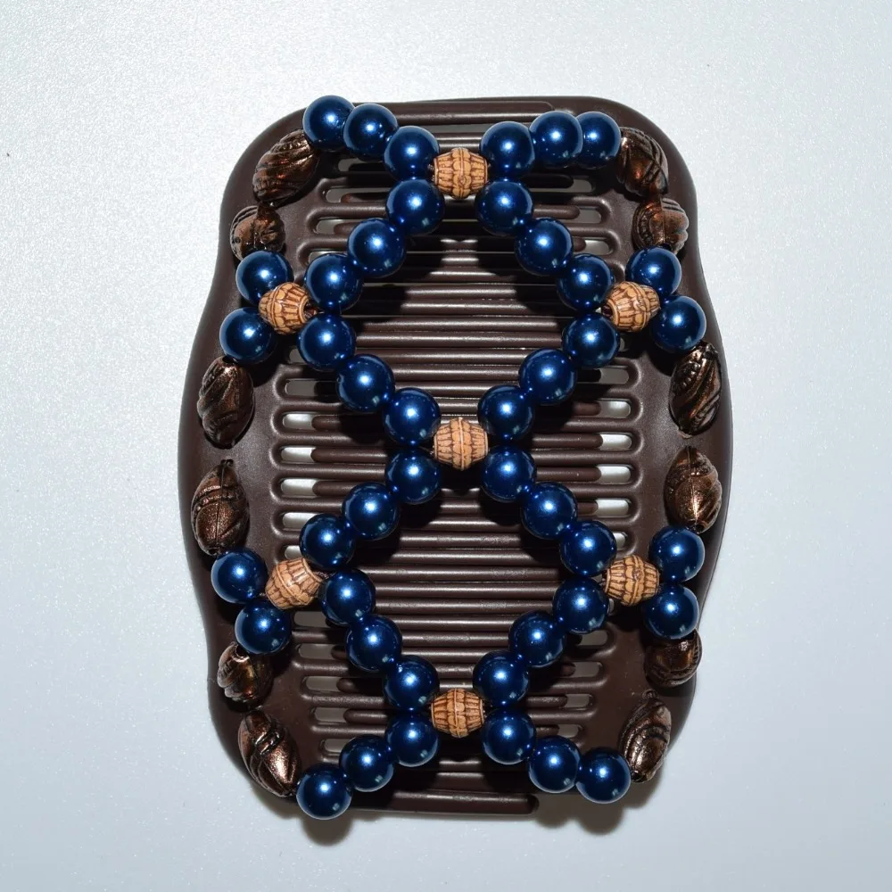 

20pcs/lot blue seacon luxury style magic comb classical clear comb Easy to Use professional lady hair tidy up
