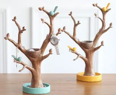 

Tree branch bird jewelry frame decoration. Bedroom home decoration creative porch key to receive the decoration..018
