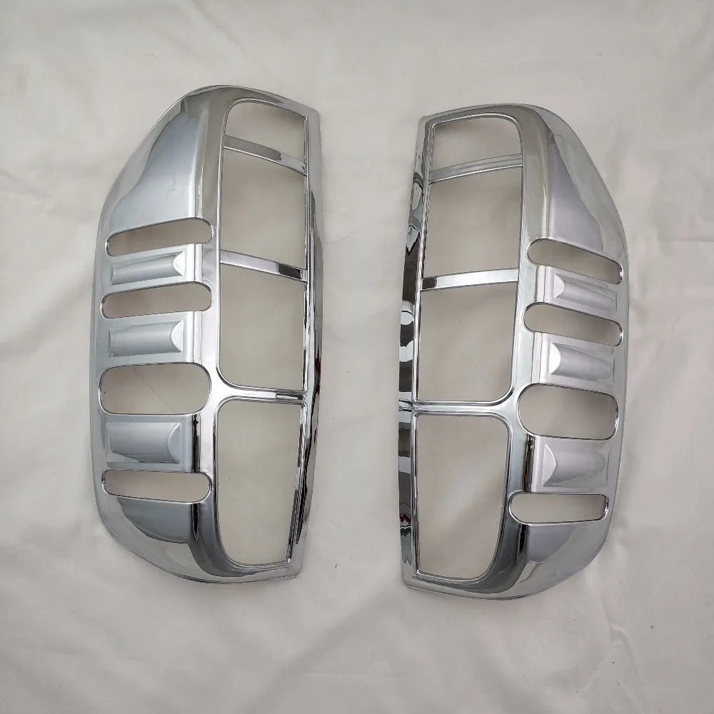 

2007-2013 For Nissan NAVARA D40 2PCS ABS Chrome Tail Light Cover Rear Lamp Trim accessories