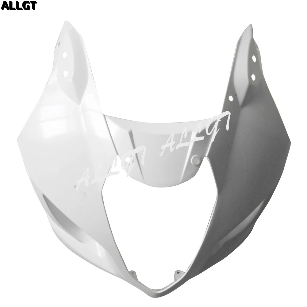 ABS Plastic Front Cowl nose with Upper Fairing Splash Guard Wheel fairing for Suzuki GSXR 1000 2003 - 2004 - Unpainted