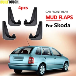 Set Universal Mudflaps Mud Flaps Splash Guards Mudguards For Skoda Citigo Fabia Octavia Rapid Roomster Yeti 6Y 5J NJ 1U 1Z 5E