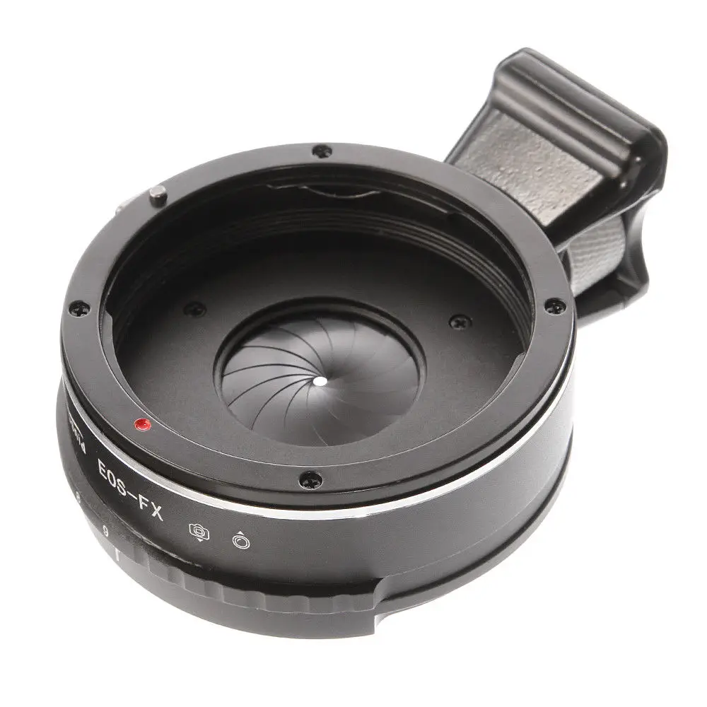 FOTGABuilt-in Aperture Lends Adapter Ring for Canon EF Lens to For Fujifilm Fuji X-mount X-PRO2 X-E3 X-E2S X-A1 X-A10 X-A20 X-H1