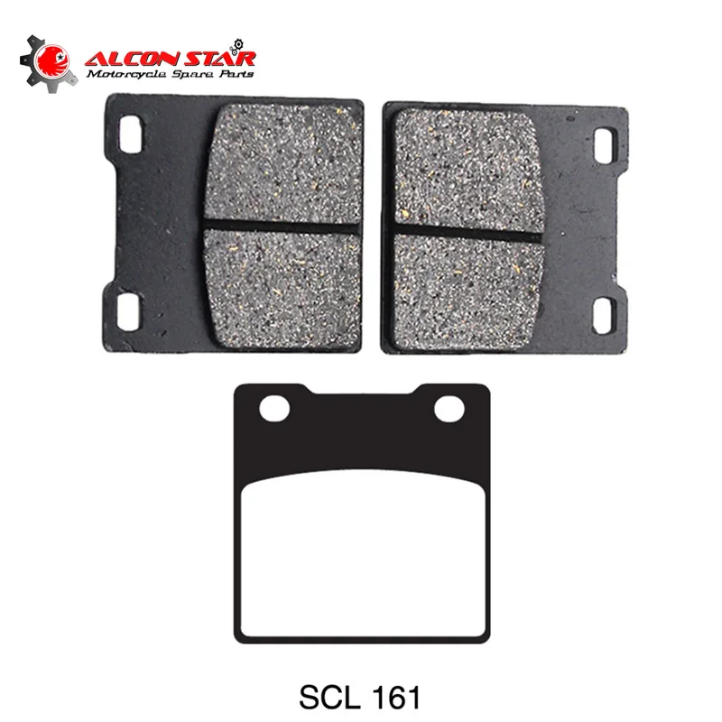 Alconstar Motorcycle Disc Brake Pads Set For KAWASAKI Z250/ZXR 400/ZXR 750/ZX-7R/ZZR 1100/ZZR 1200 Brake System Part